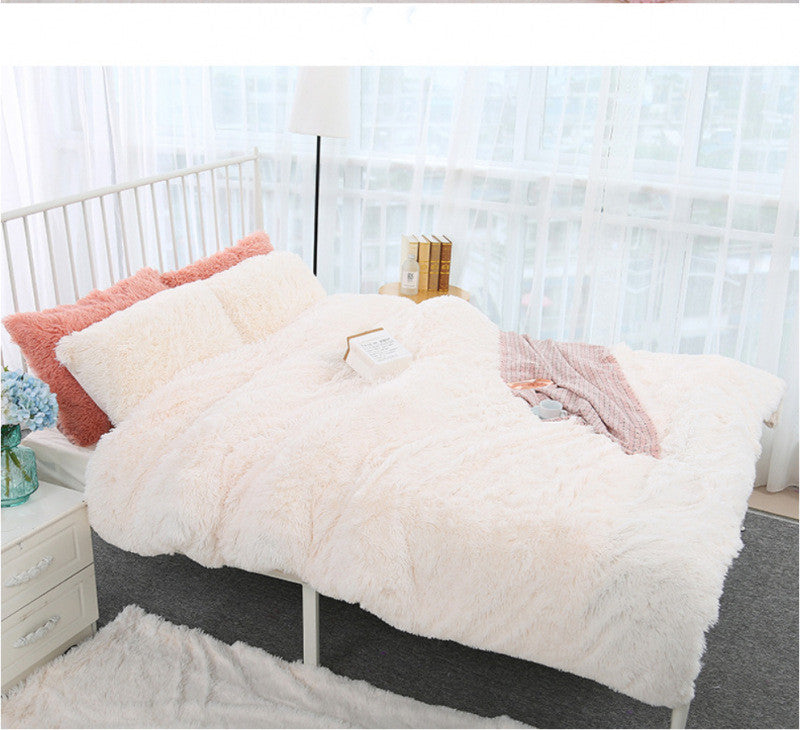Childrens Photo Background Double Fleece Plush White Blanket