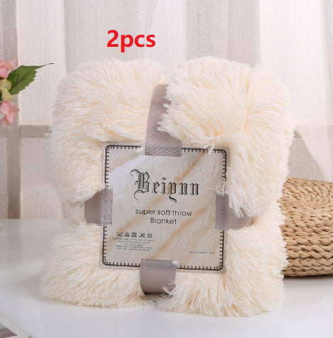 Childrens Photo Background Double Fleece Plush White Blanket