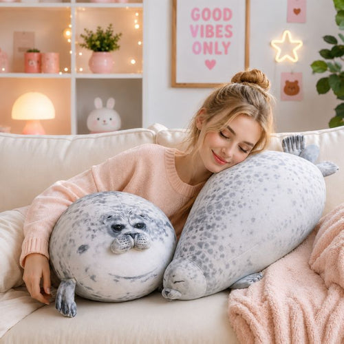 Chubby Blob Seal Pillow