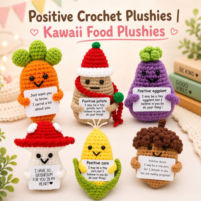 Positive Crochet Plushies