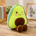 Winking avocado plush stuffed