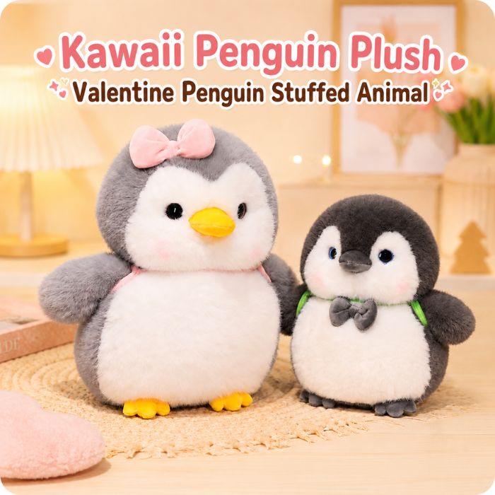 kawaii penguin plush