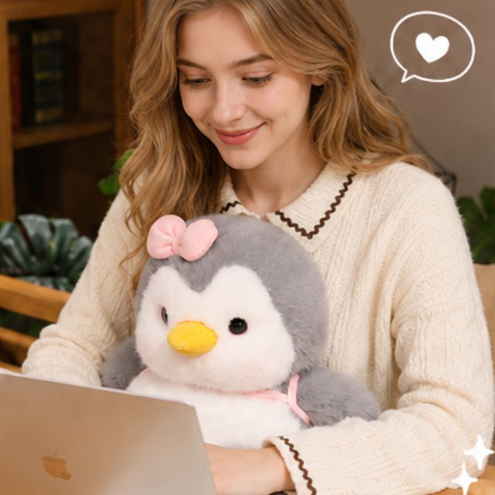 kawaii penguin plush