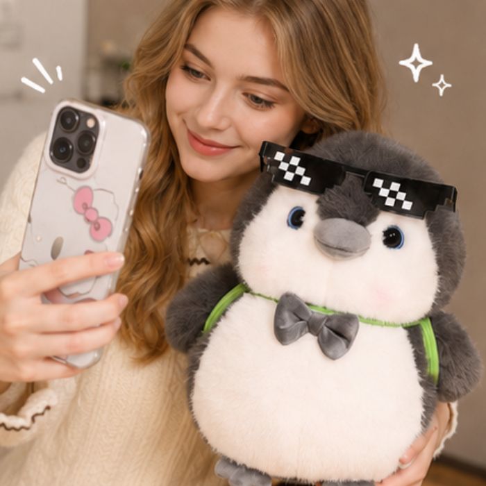 kawaii penguin plush