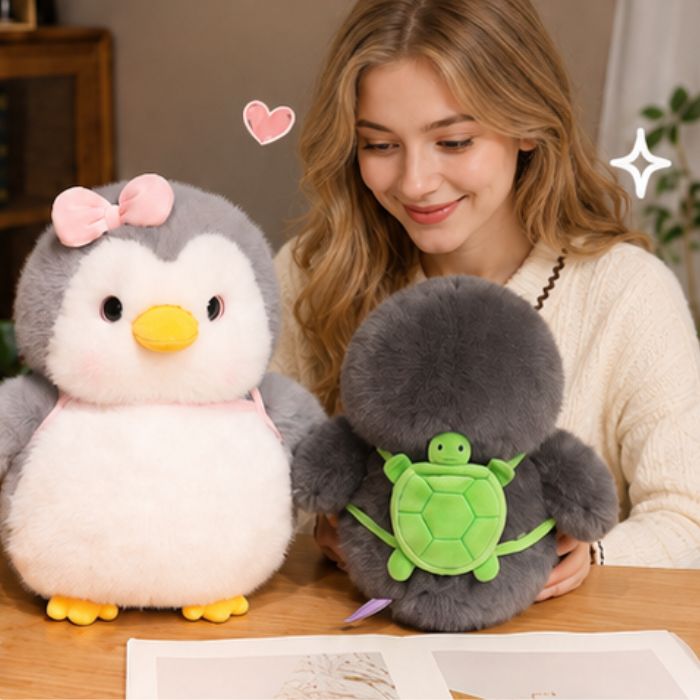 kawaii penguin plush