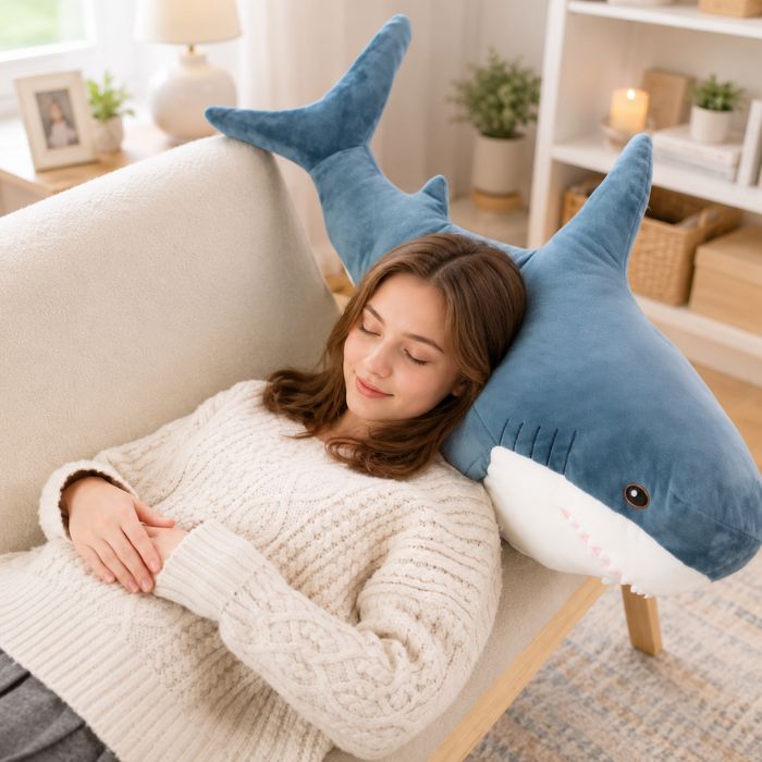 shark stuffed animal pillow