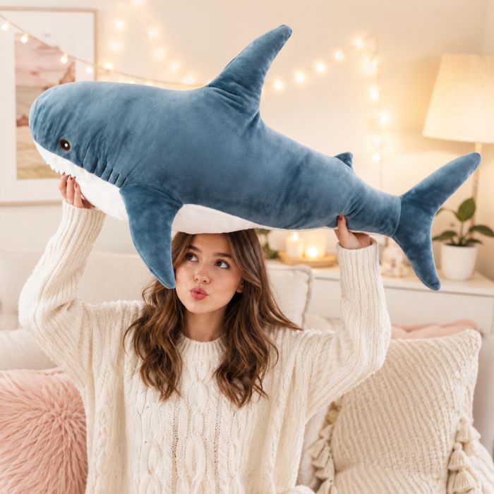 shark stuffed animal pillow