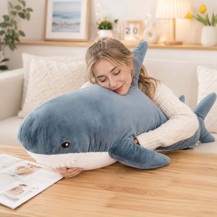 shark stuffed animal pillow