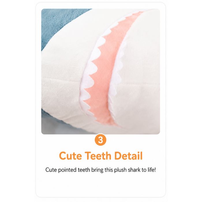 shark stuffed animal pillow